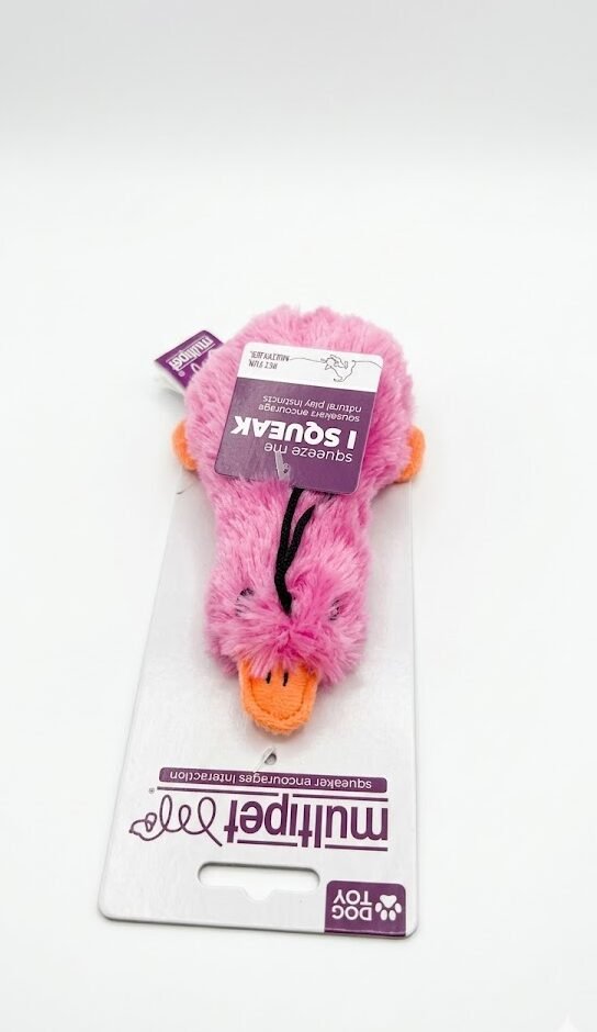 pato pequeno rosa.