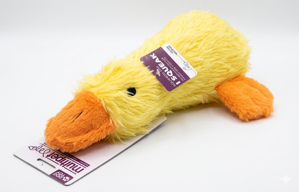 pato grande amarelo