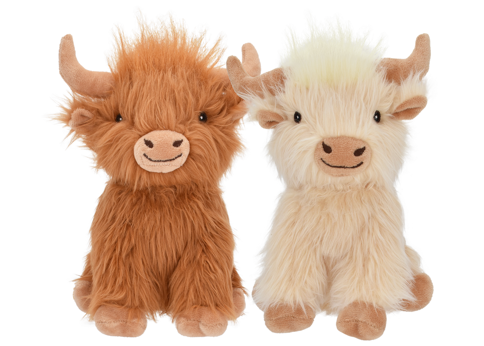 vacas bege e marrom fundi branco